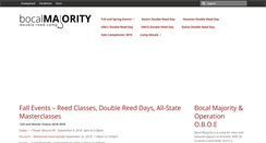 Desktop Screenshot of bocalmajority.com