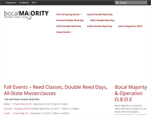 Tablet Screenshot of bocalmajority.com